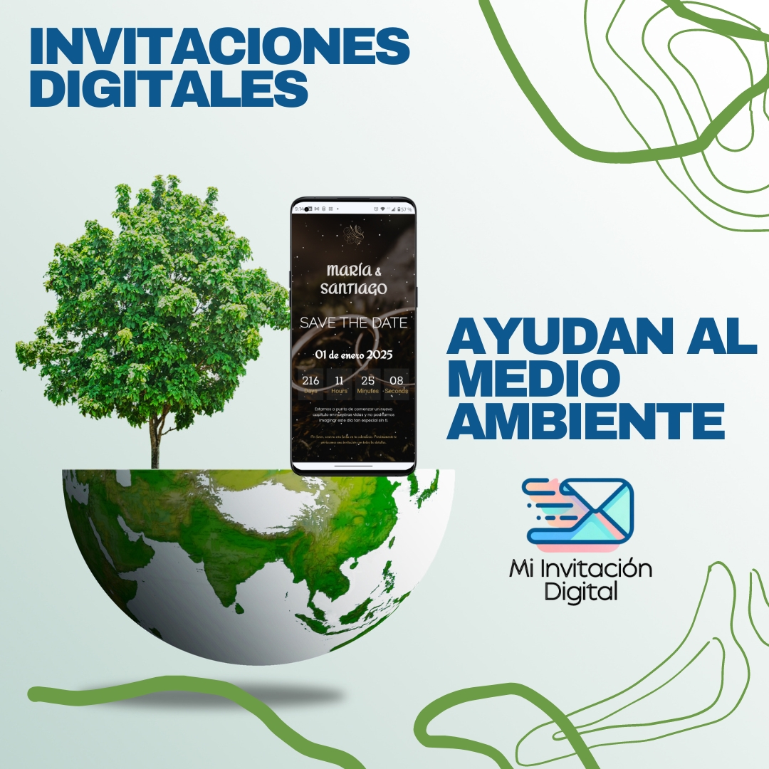 Invitaciones Digitales Ecológicas: Cómo Ayudan al Medio Ambiente